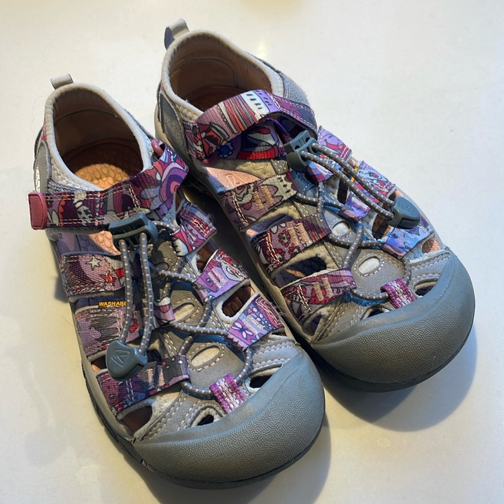 Keen Kids Sandals, pink and purple, size 2